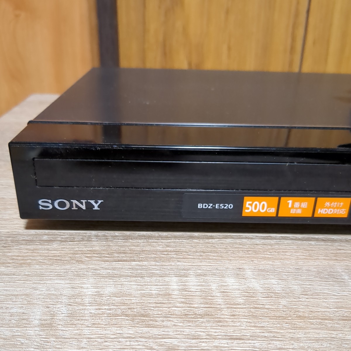 SONY BDZ-E520 ブルーレイディスクレコーダー 2015年製 外付けHD対応 500GB ソニー BDレコーダー_画像2