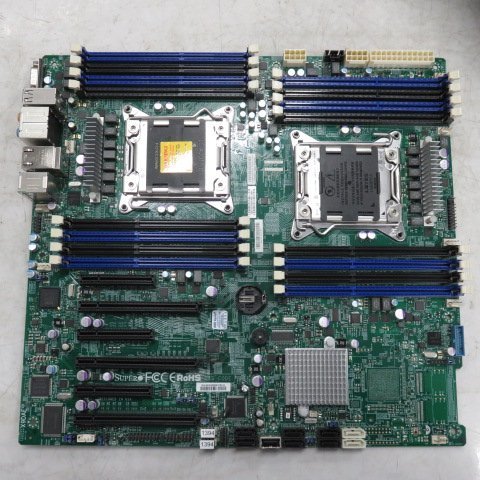 マザーボード SUPERMICRO X9DAE LGA2011 ジャンク P64615_画像1