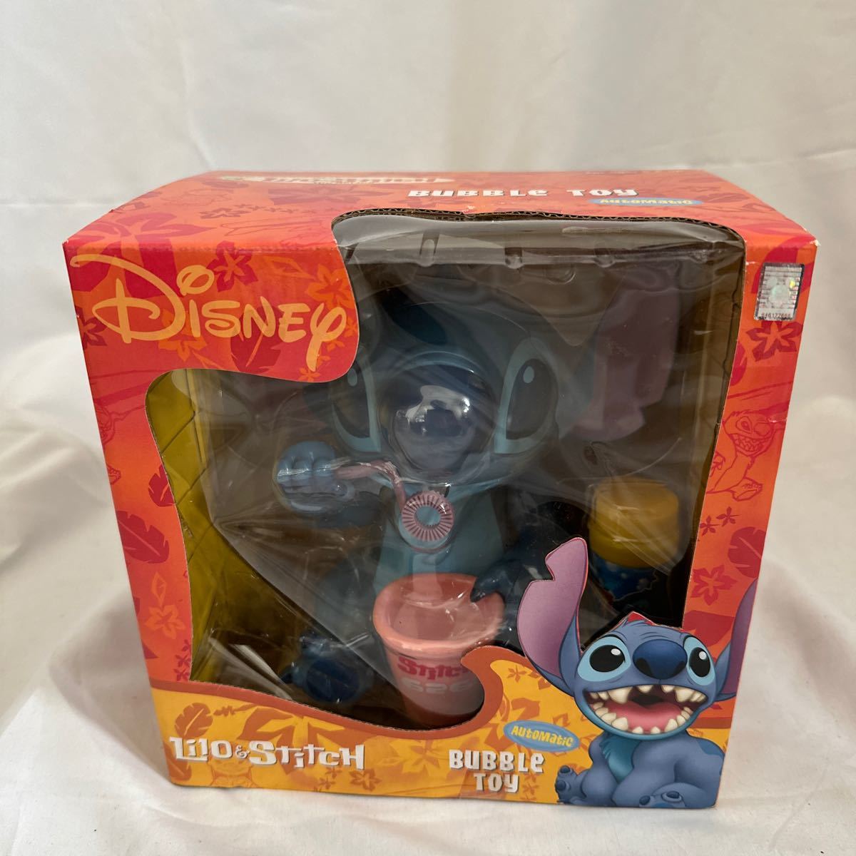 ディズニー リロ&スティッチ バブルトイ 自動 シャボン玉メーカー フィギュア Lilo&Stitch BUBBLE TOY AUTOMATIC _画像1