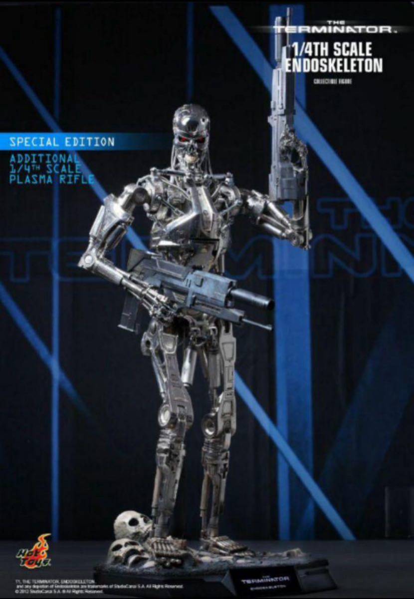 * hot игрушки ограниченая версия Terminator T-800 end каркас заднее крыло новый товар нераспечатанный 