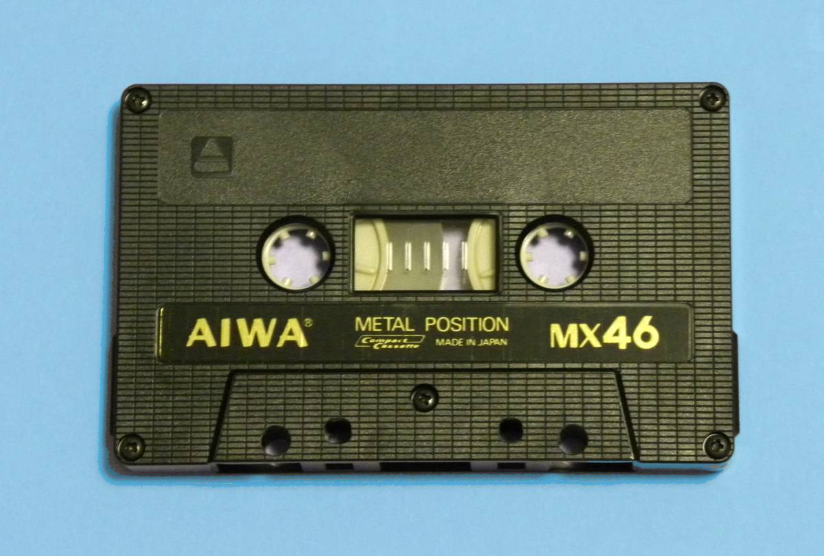 * Cassete Audio AIWA MX46 0 METAL POSITION 0 Aiwa cassette tape metal tape MX46 * USED * Made in Japan *0V**...(^^!