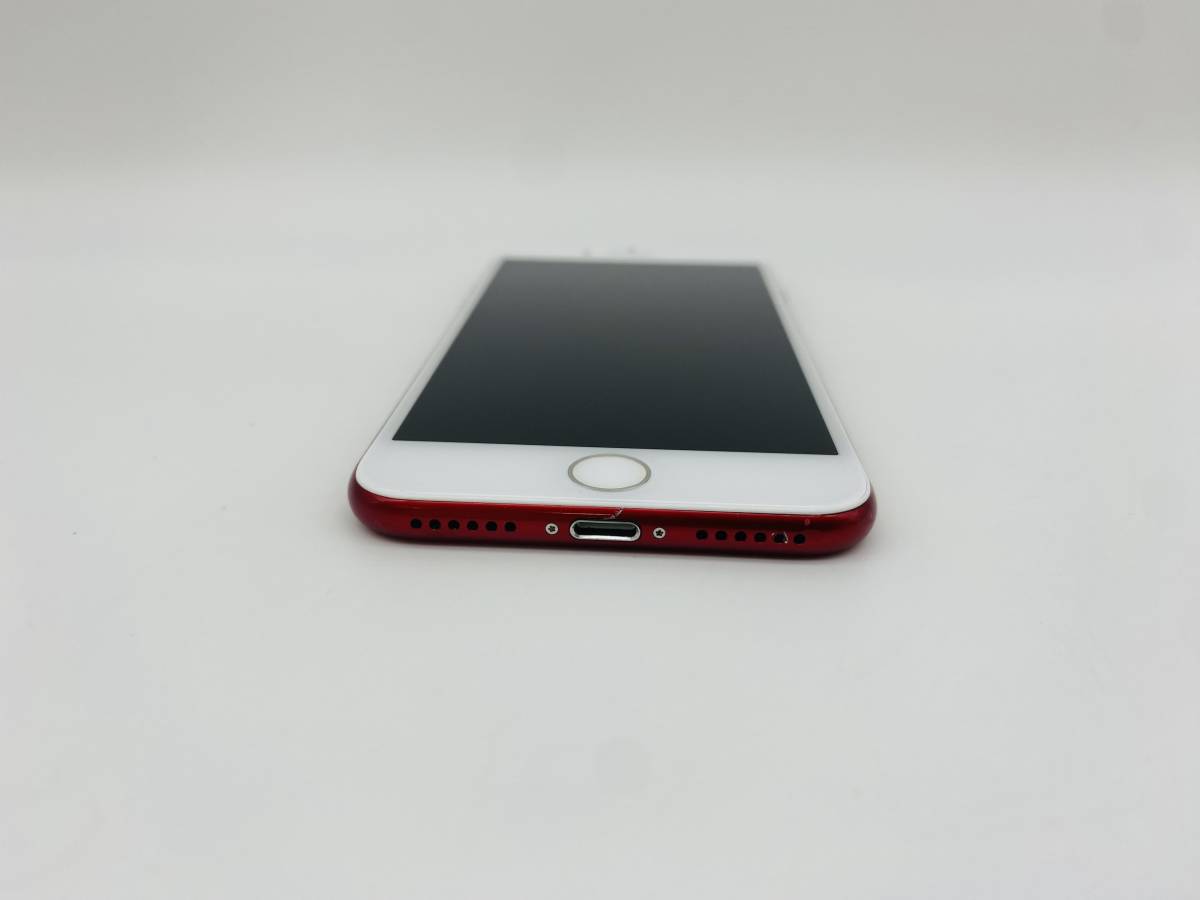 iPhone7 128GB レッド/シムフリー/大容量2300mAh 新品バッテリー100%/新品おまけ多数 7-214_画像7