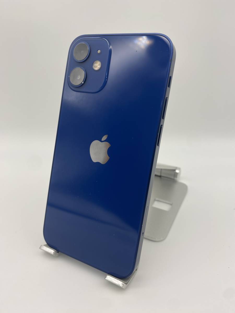 iPhone 12 mini 128GB ブルー/シムフリー/純正バッテリー98%/極薄ケース&保護フィルムプレゼント 12mn-061 iPhone 12 mini 128GB ブルー/シムフリー/純正バッテリー98%/極薄ケース&保護フィルムプレゼント 12mn-061