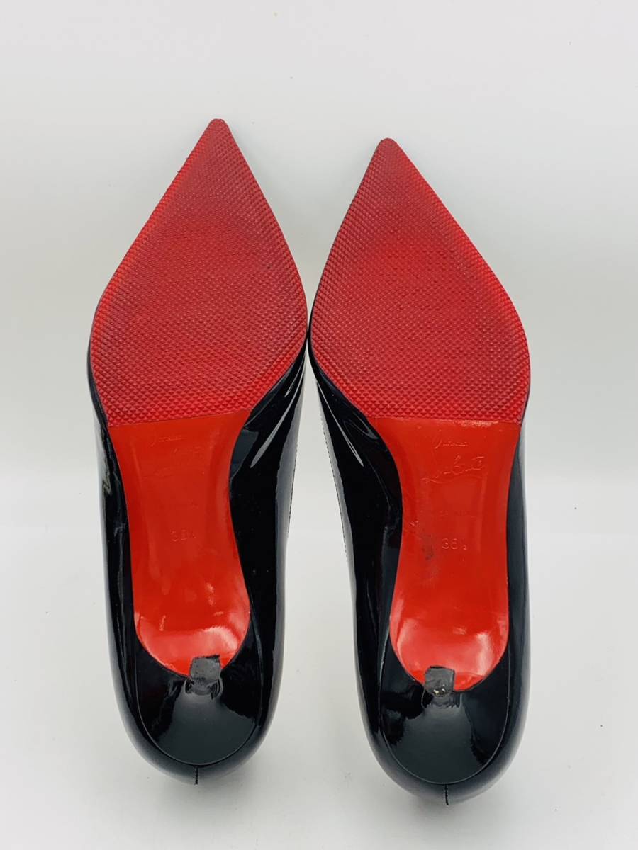 Christian Louboutin クリスチャン ルブタン　ヒールパンプス レザー 36 1/2 23.5cm_画像8