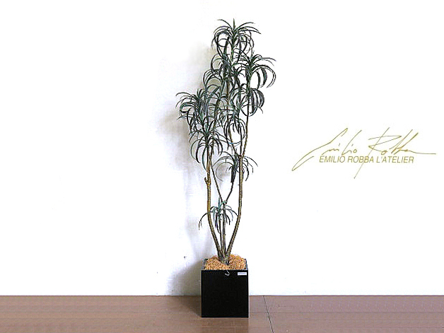 EMILIO ROBBA/エミリオロバ 大型クチュールグリーン H195ｃｍ   人工観葉植物/造花/アートフラワーの画像1