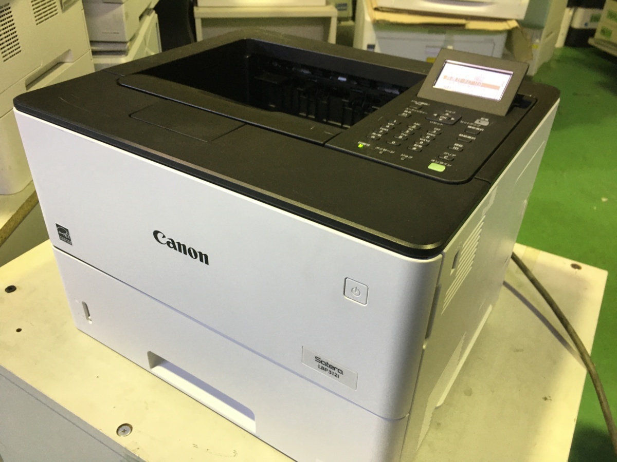  Canon Canon LBP312i A4 monochrome Laser ( A5 paper. high speed print 65 sheets / minute . correspondence ) printing sheets number 6314 my operation seal character OK/ toner less 