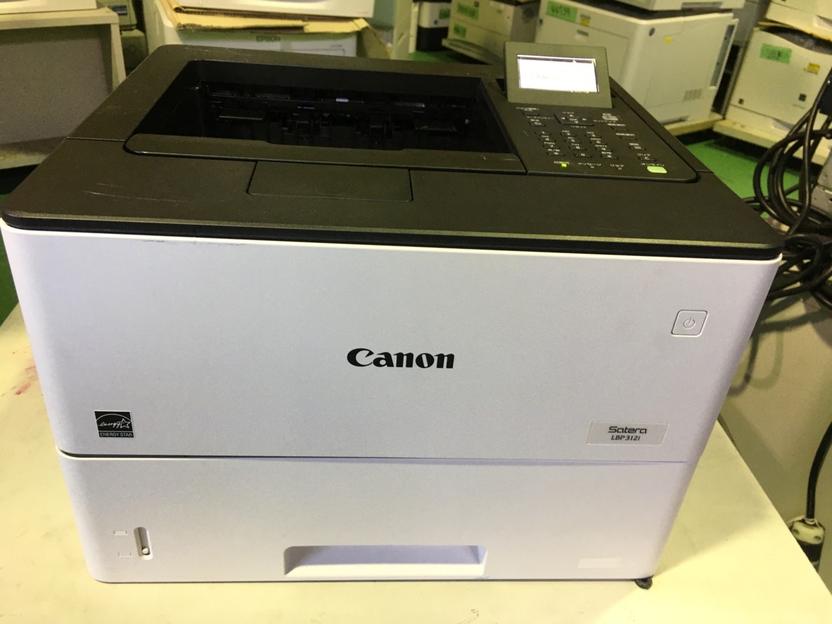  Canon Canon LBP312i A4 monochrome Laser ( A5 paper. high speed print 65 sheets / minute . correspondence ) printing sheets number 6314 my operation seal character OK/ toner less 