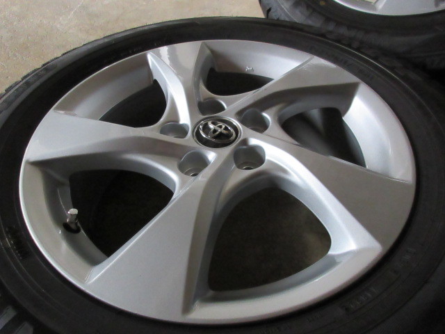 冬用+純正品set!! トヨタ C-HR 純正 (17x6,5+45 5H/114,3) バリ溝(DUNLOP WM02/2022) 215/60R17 純正戻し 流用にも エスティマ 格安売切り _画像2