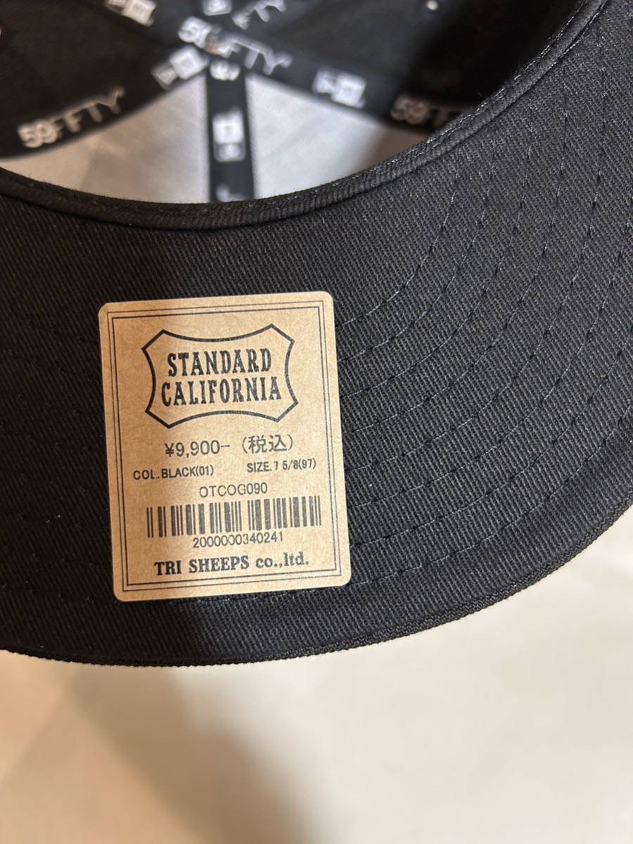 新品未使用 Standard California スタンダードカリフォルニア NEW ERA × SD 20th 59Fifty Logo Cap _画像7