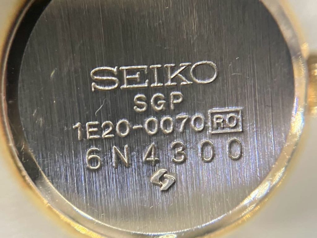 SEIKO/セイコー クォーツ レディース 腕時計 1E20-0070 不動_画像3