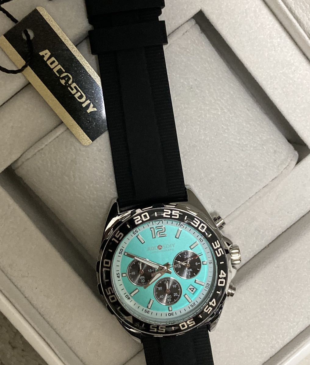 新作セール　メンズ腕時計 クォーツ クロノグラフ可動　ベゼル可動　サーフィン　スーツ　オマージュ　防水腕時計　1595高品質限定_画像7