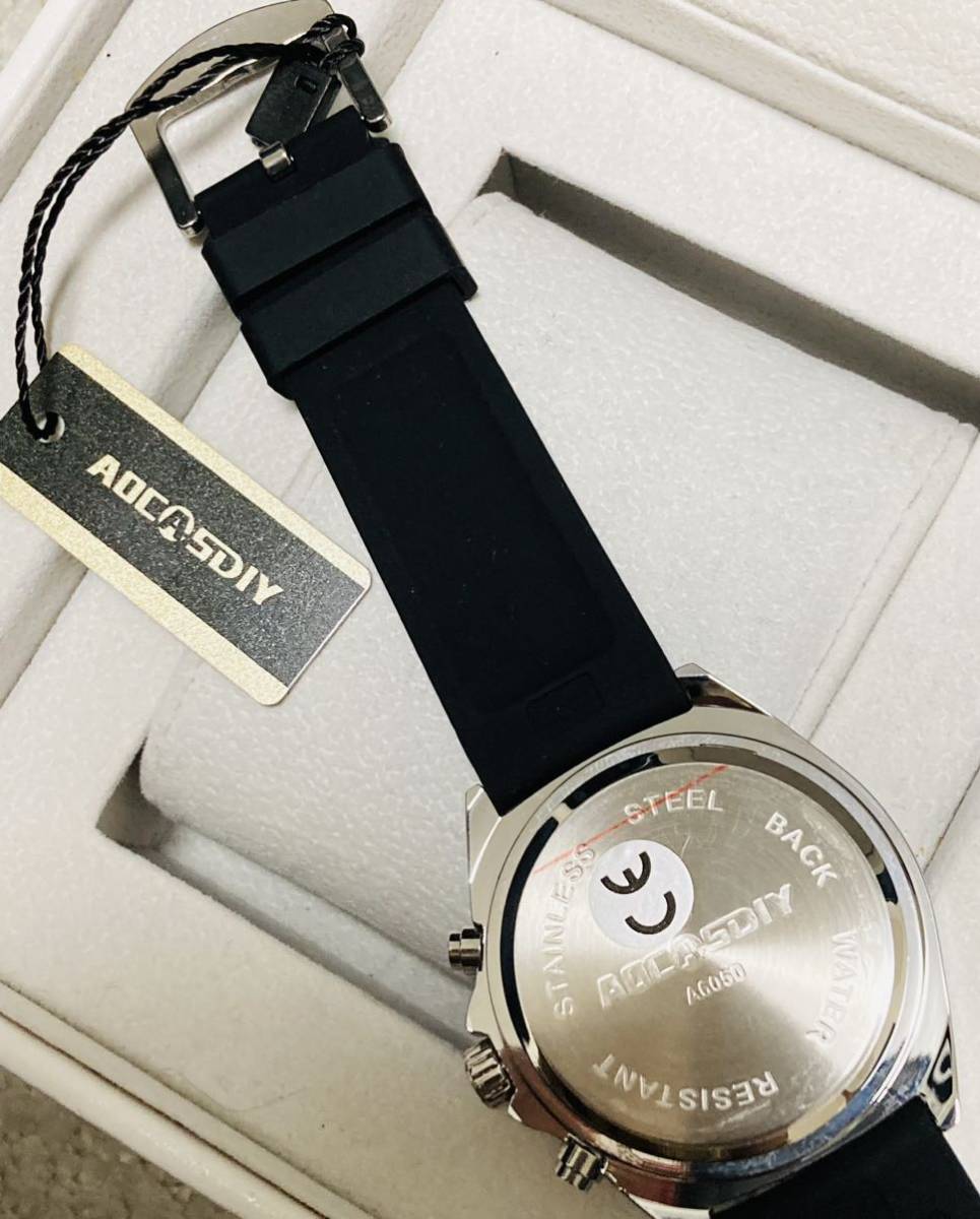 新作セール　メンズ腕時計 クォーツ クロノグラフ可動　ベゼル可動　サーフィン　スーツ　オマージュ　防水腕時計　1595高品質限定_画像9