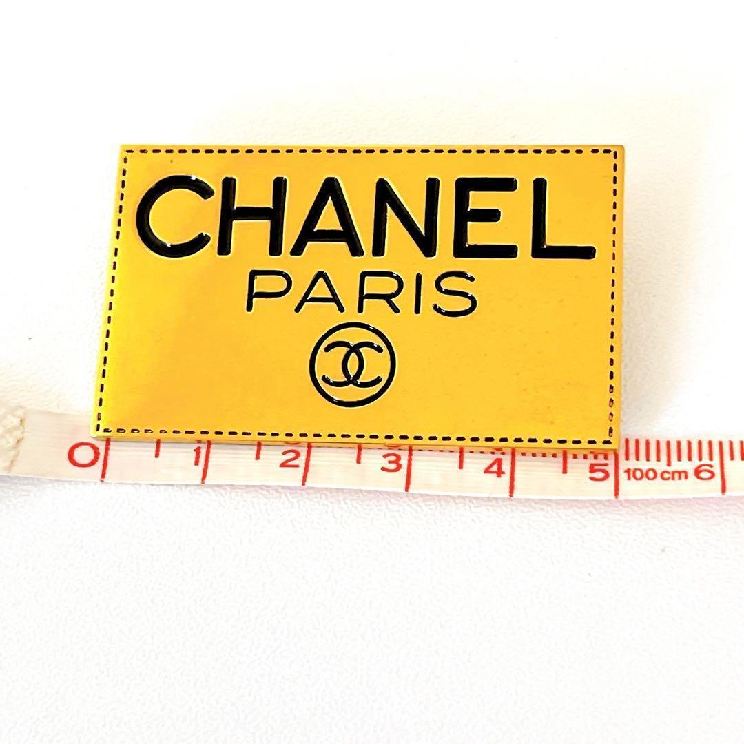 CHANEL シャネル ロゴ プレート ブローチ ヴィンテージ アクセサリー_画像6