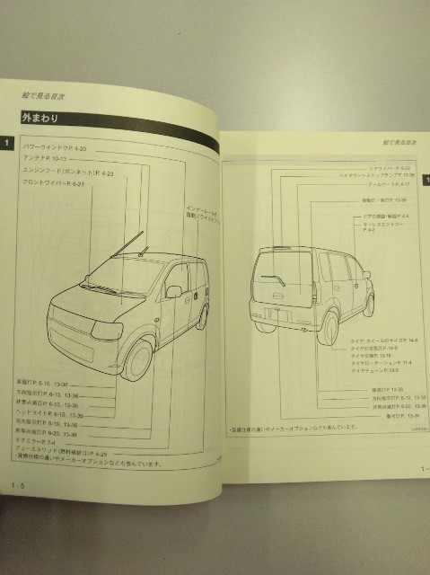 H82Wekワゴン取扱説明書 取説 三菱カタログ ekスポーツH82W 即決391851_画像5