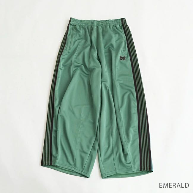 HA792 美品 Needles ニードルス H.D.Track Pant Poly Smooth トラックパンツ sizeM エメラルド MR290 ネペンテス