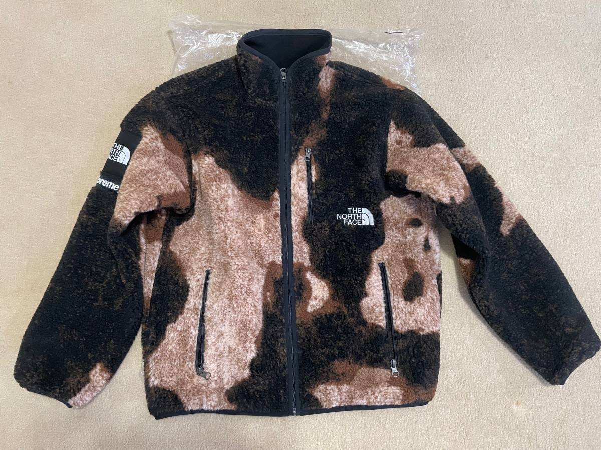 ジャンパー、ブルゾン SUPREME THE NORTH FACE Bleached Denim Print fleece