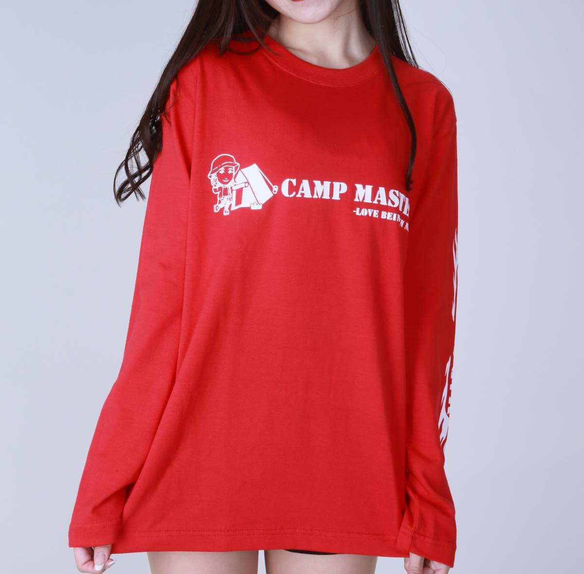 【MADSPEED】趣味Tシャツ レッド キャンプ ソロキャンプ ゆるキャンプ グランピング キャンプコーデ キャンプギア アウトドア Mサイズ