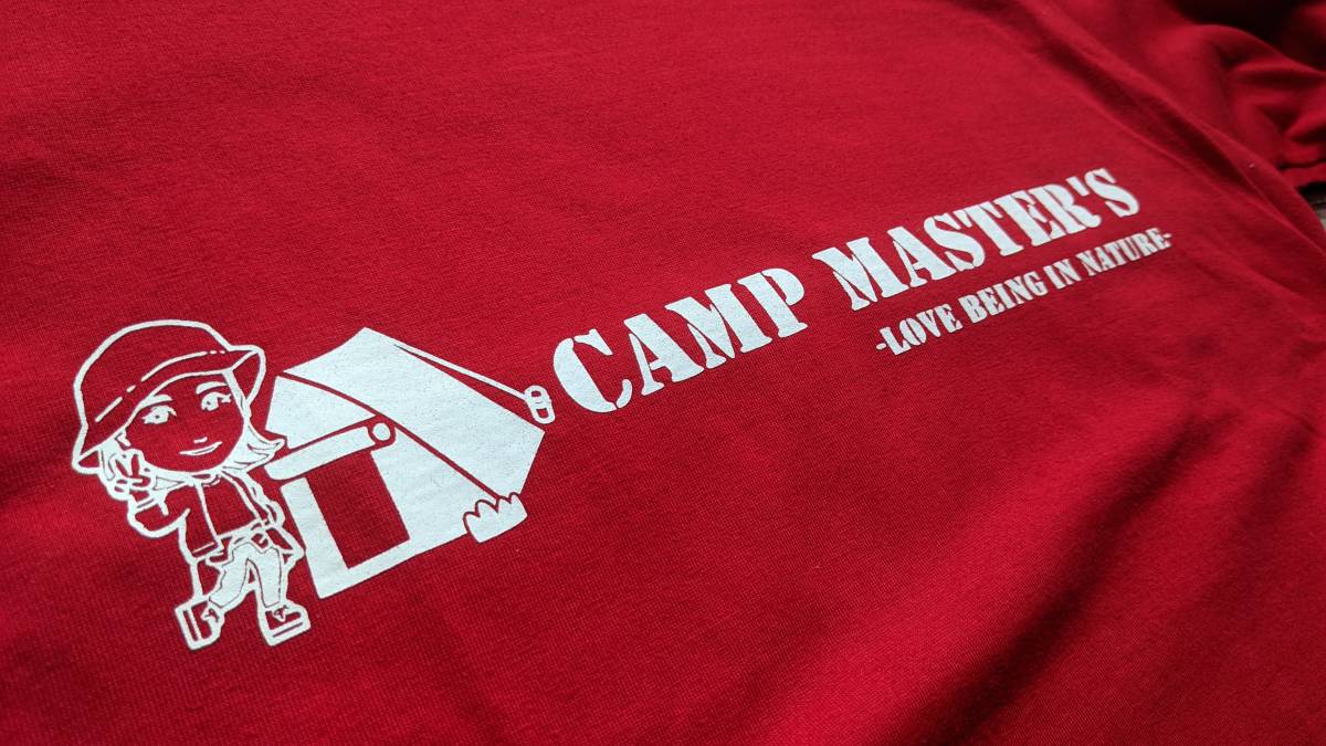 【MADSPEED】趣味Tシャツ レッド キャンプ ソロキャンプ ゆるキャンプ グランピング キャンプコーデ アウトドア Lサイズ 男女兼用_画像4