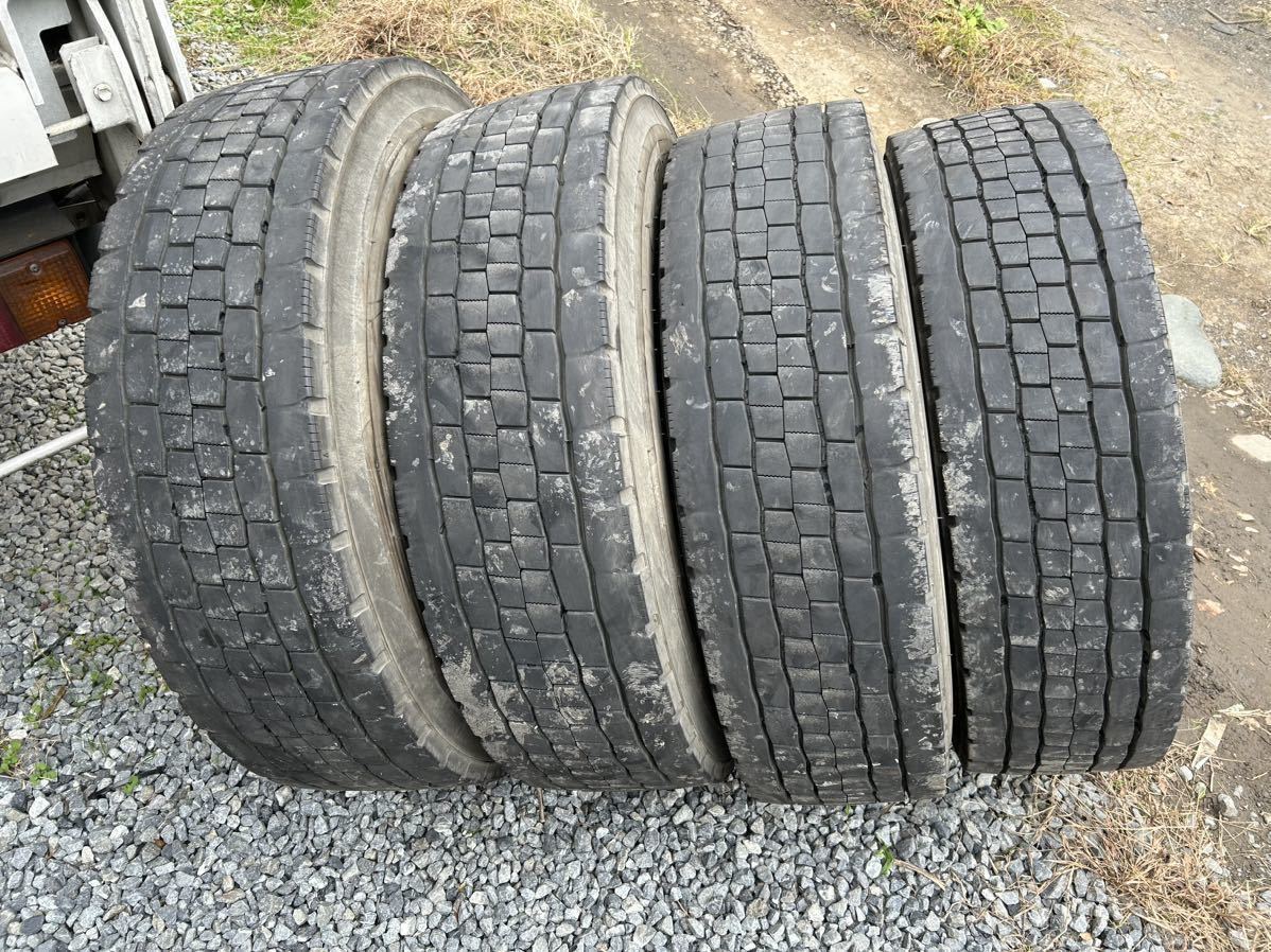 【中古4本】ダンロップ SP680 245/80R17.5 133/131J 2022年製造 約7分山 225/90互換