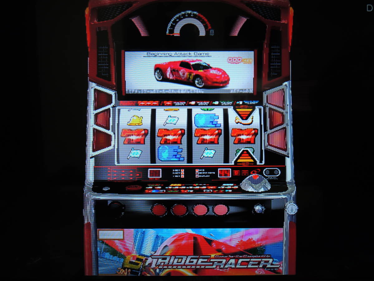 * what pcs . postage 185 jpy * PS2 slot machine Ridge Racer * operation OK* record surface excellent * postcard attaching * beautiful goods * mountain . slot machine 5 serial number B