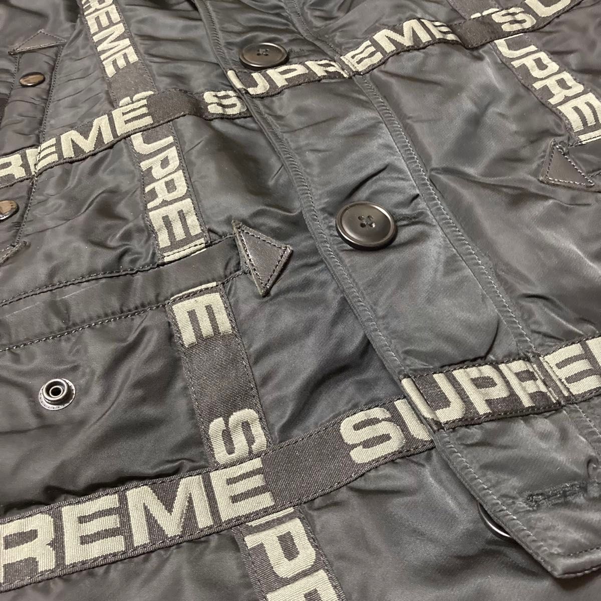 SUPREME Logo Tape N-3B Parka