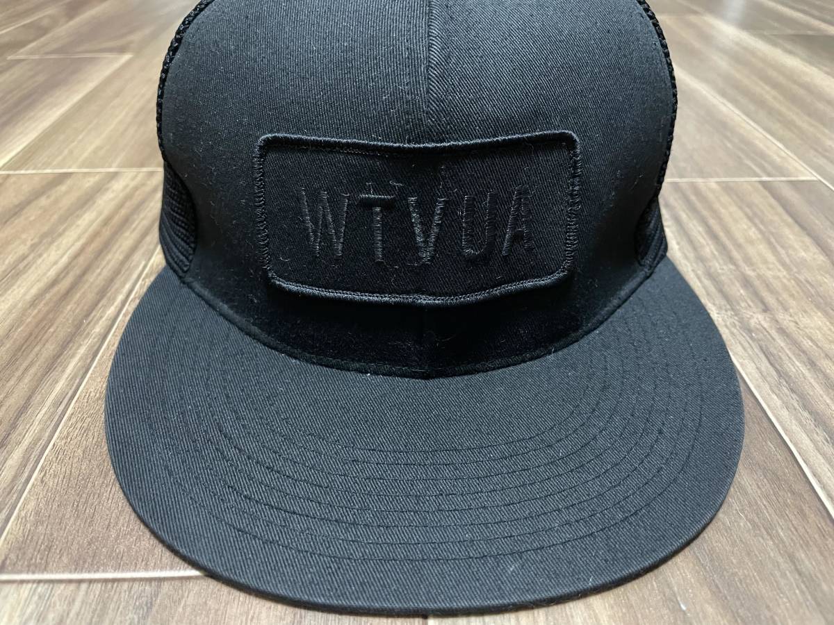 WTAPS 希少 メッシュキャップ / MILITIA 02 CAP. COTTON 黒 ブラック / ダブルタップス CAP アーカイブ 窪塚洋介 14AW 142MYDT-HT02 NEWERA_画像3