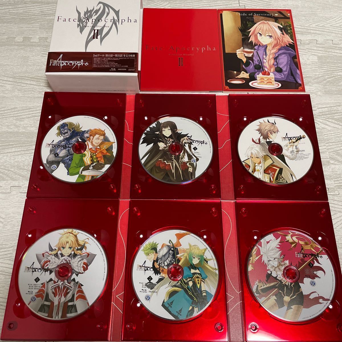 Fate/Apocrypha Blu-ray Disc Box Ⅰ + Box Ⅱ 完全生産限定版 全2巻セット 全巻セット TYPE-MOON 東出祐一郎_画像7