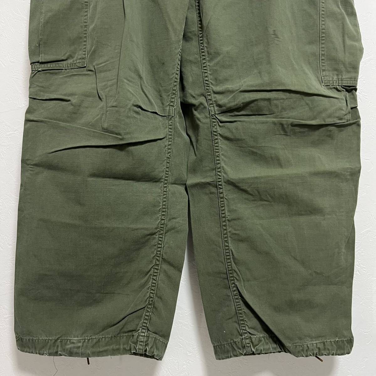 60s US ARMY ジャングルファティーグパンツ LARGE-SHORT_画像5