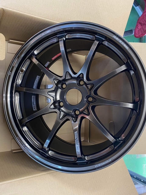 即納! チューナーサイズ! 新品未使用 RAYS VOLK RACING レイズ ボルクレーシング CE28 N-plus18×9.5J PCD120 5H +38 4本セット_画像1