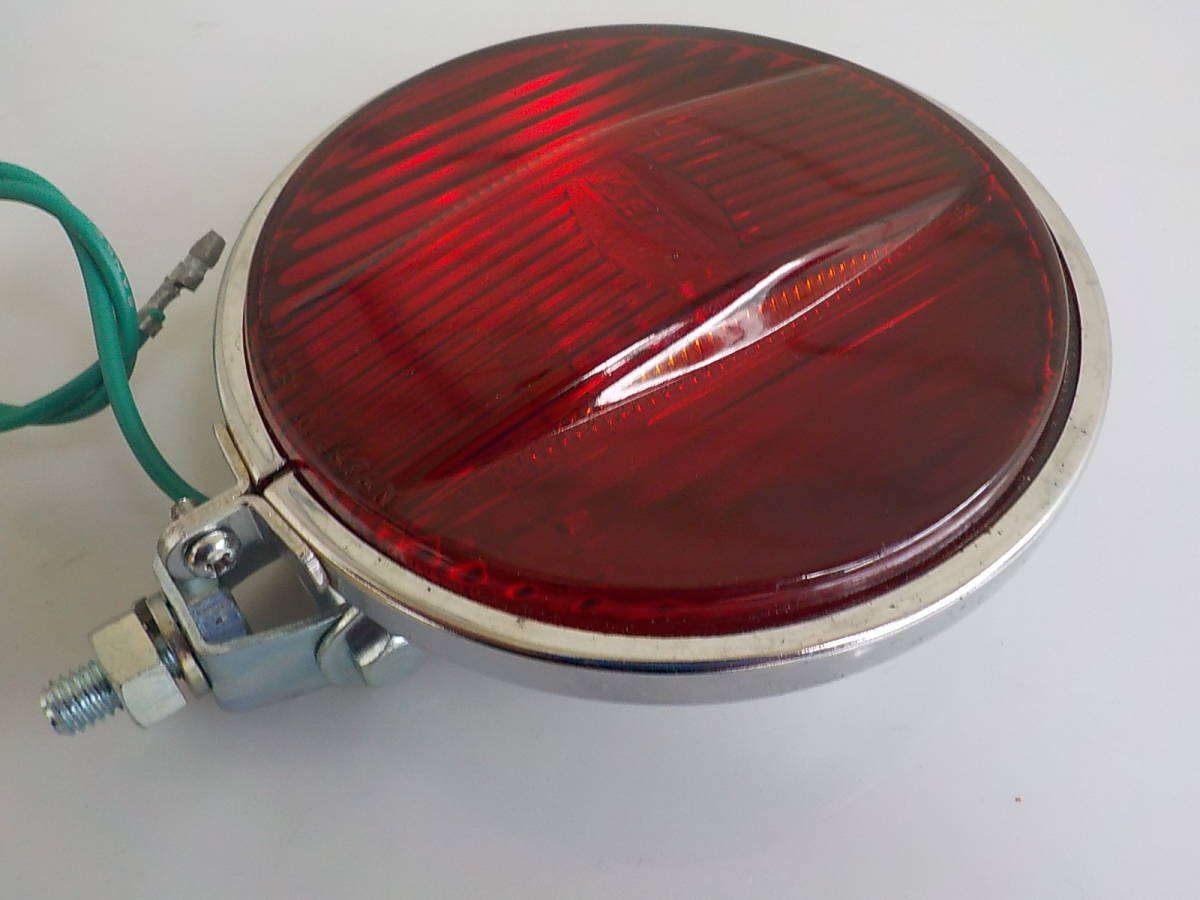 旧車 　赤　補助ランプ　 フォグランプ 長期保管品 レトロ オートアクセサリー_画像3