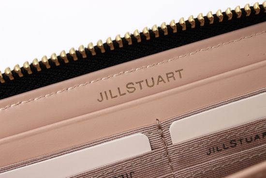 未使用 ジルスチュアート JILLSTUART レザー L字ファスナー 長財布 ブラック_画像6