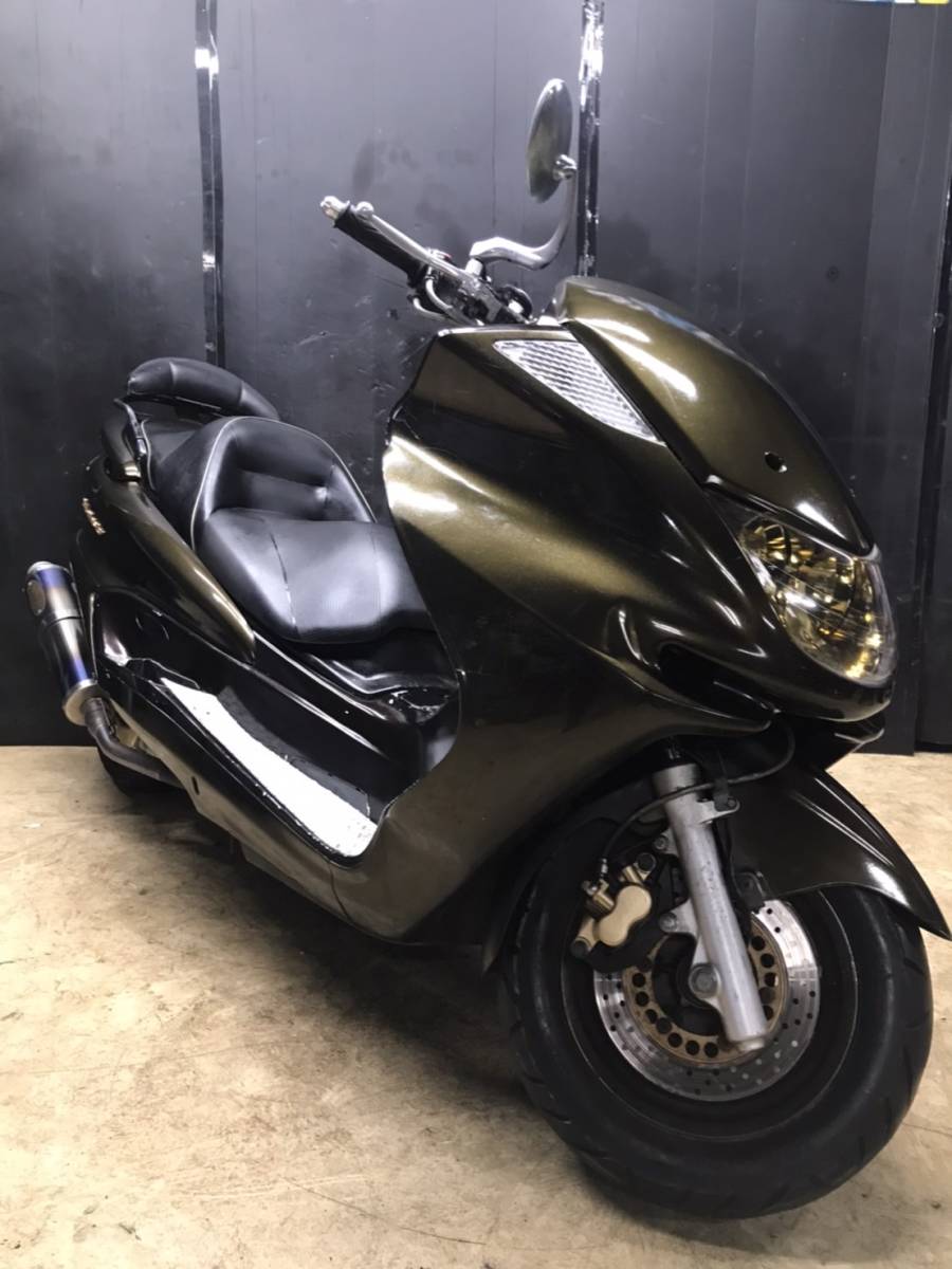 ヤマハ　マジェスティ250C　SG03J　19731㎞　エンジン実働　250㏄　通勤・通学などに　書類あり 大阪より 売り切り　スカイウェブ_画像1