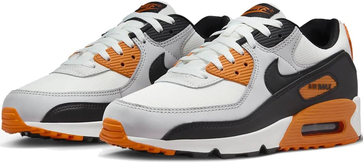 送料無料 27cm●ナイキ NIKE エア マックス 90 AIR MAX 90 FB9658-003 白 黒 茶 オレンジ スニーカー_画像1