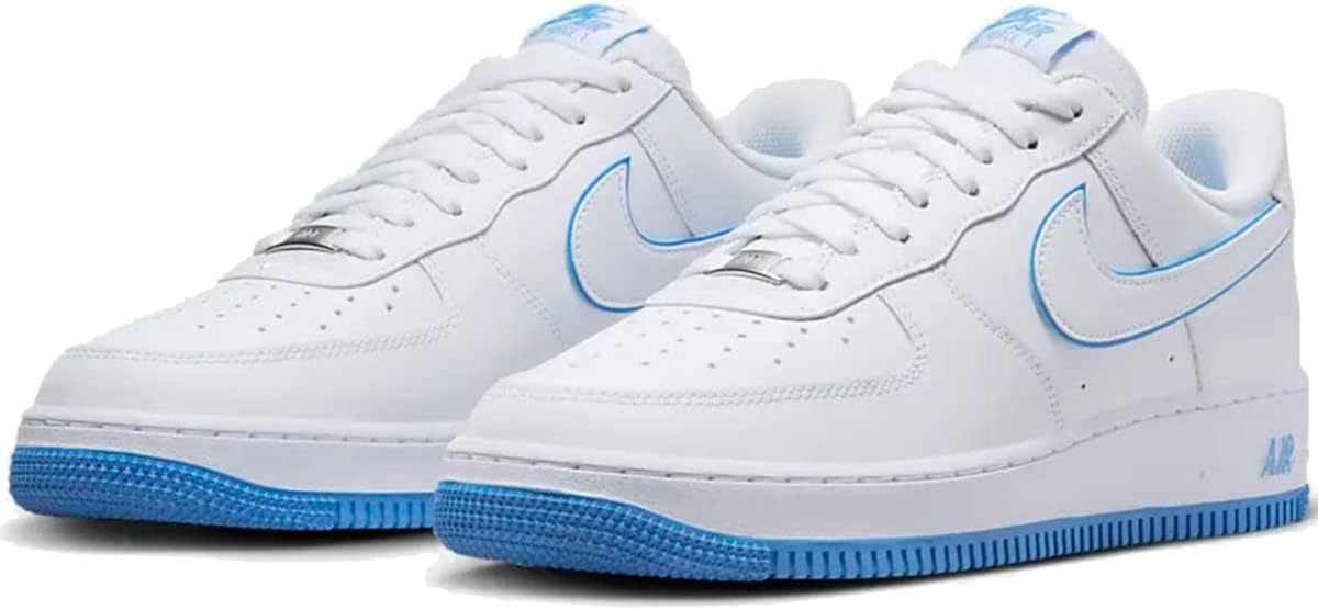 28.5cm●NIKE ナイキ エア フォース 1 '07 AIR FORCE 1 '07 AF 白 水色 DV0788-101 スニーカー_画像1