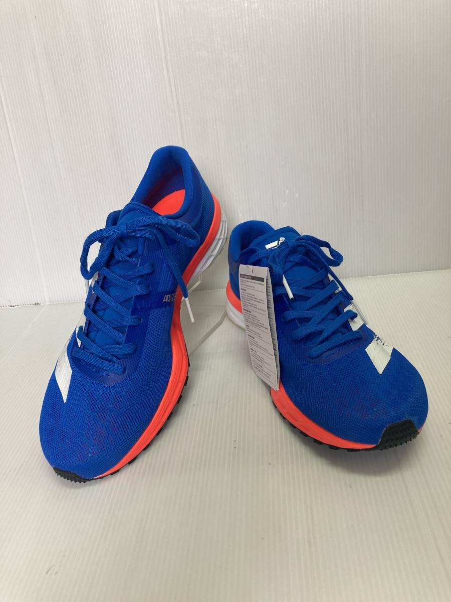 ●お買い得！adidas ランニングシューズ　adizero　RC2　EH3135　ブルー/ホワイト/オレンジ　27.0㎝　マラソン、軽い運動におすすめ！_画像2