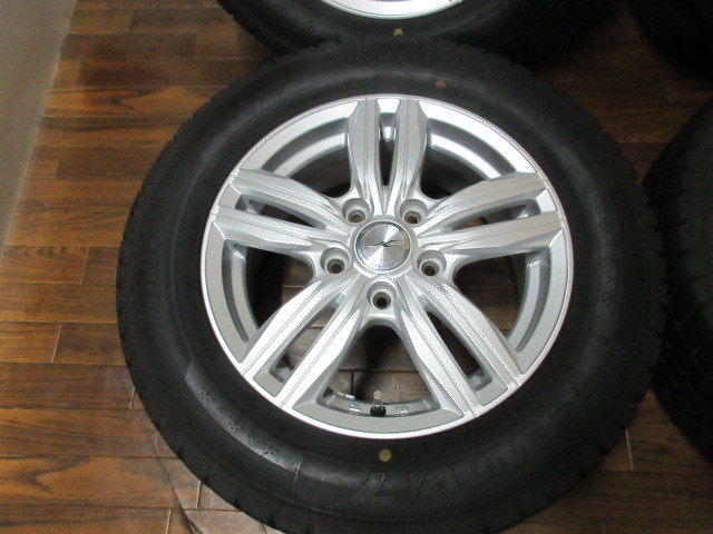 【送料無料・税込み】Weds ジョーカー スクリュー 15in6J+53 5穴PCD114.3 GY ICENAVI7 195/65R15 ステップワゴン/ノア/ヴォクシー他_画像4