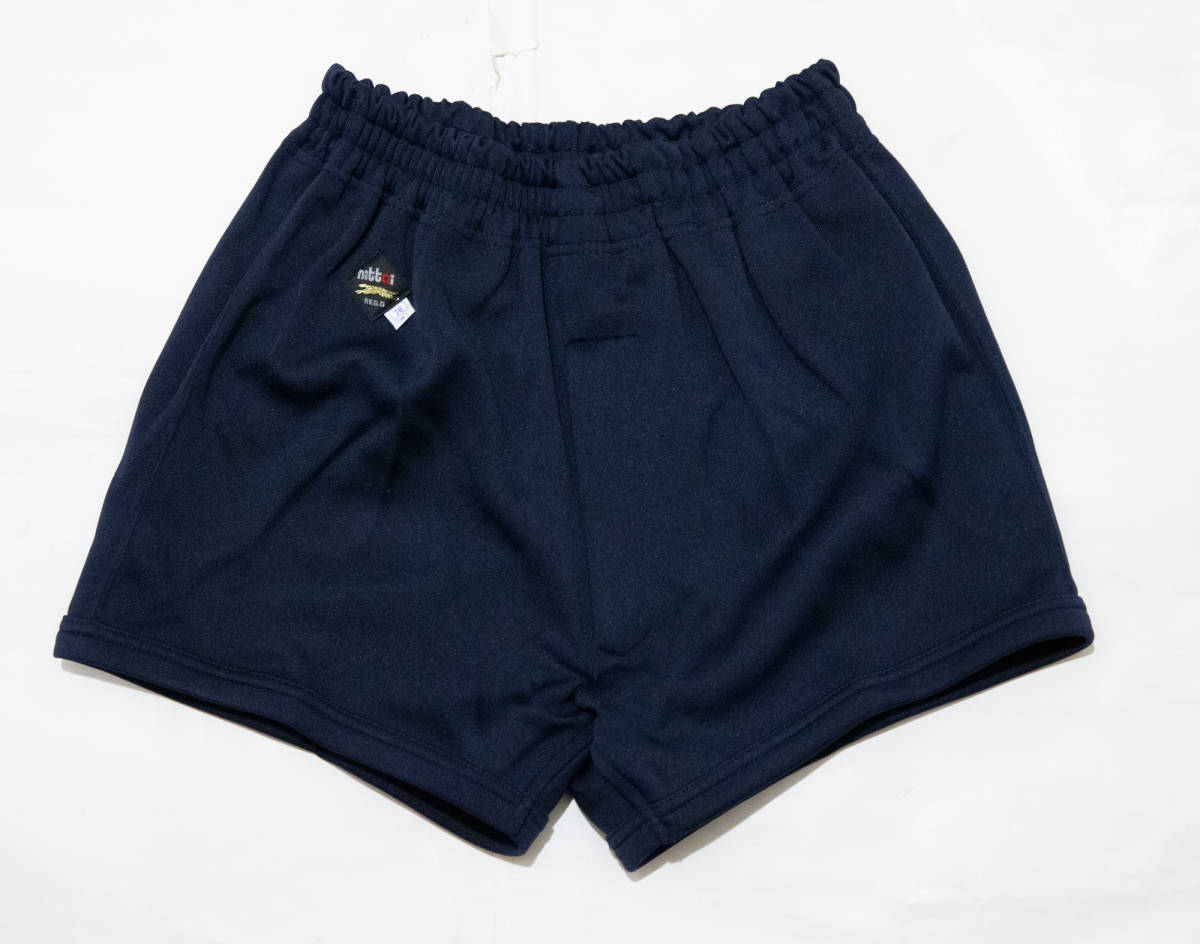  gym uniform *ni Thai nittai jersey short bread navy blue M unused goods prompt decision!