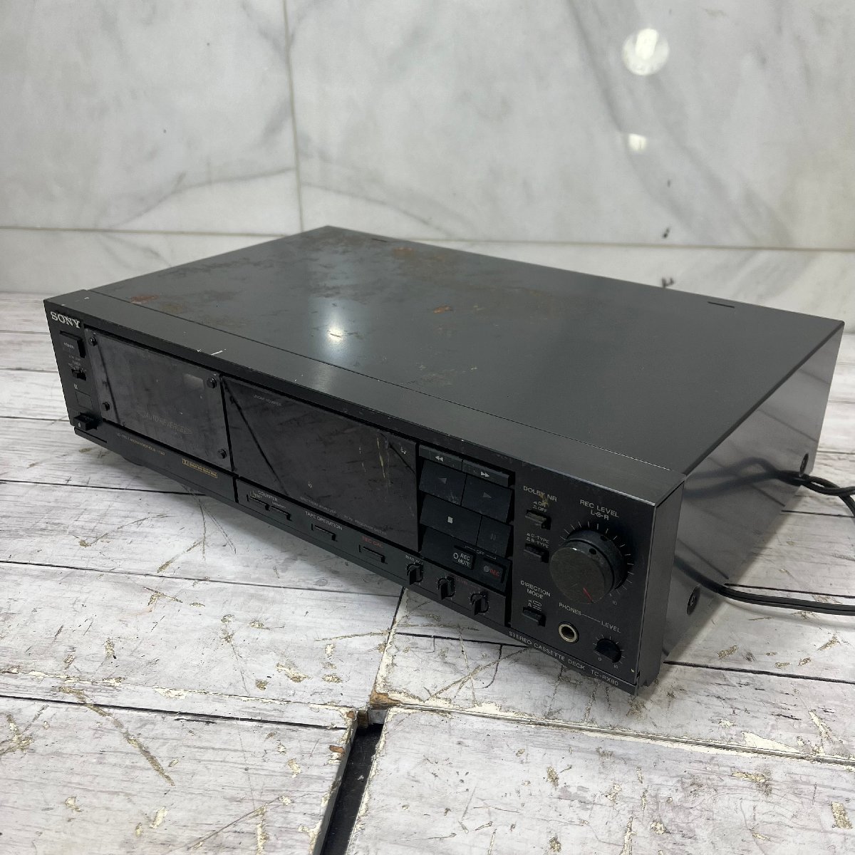 ＝OG＝ SONY ソニー オートリバース カセットデッキ 現状品 ＝B-231241_画像1