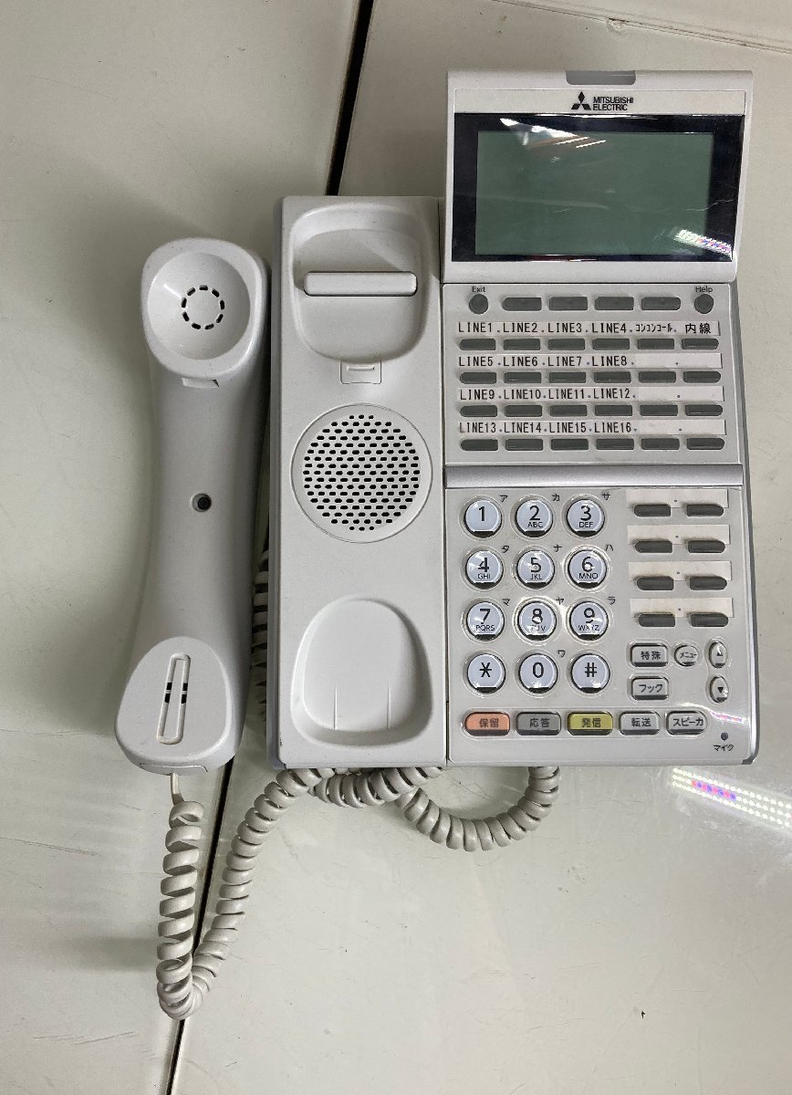 # OG # MITSUBISHI ELECTRIC 三菱 DT800 Serirs ITZ-32DLK-2D ビジネスフォン 電話機 業務用 事務 #O-220726_画像2