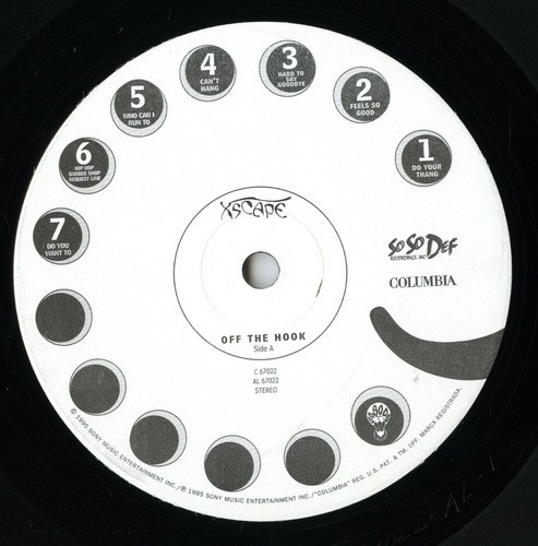 【ＬＰ】　XSCAPE 「 OFF THE HOOK 」 ( SO SO DEF COLUMBIA 67022 )_画像3