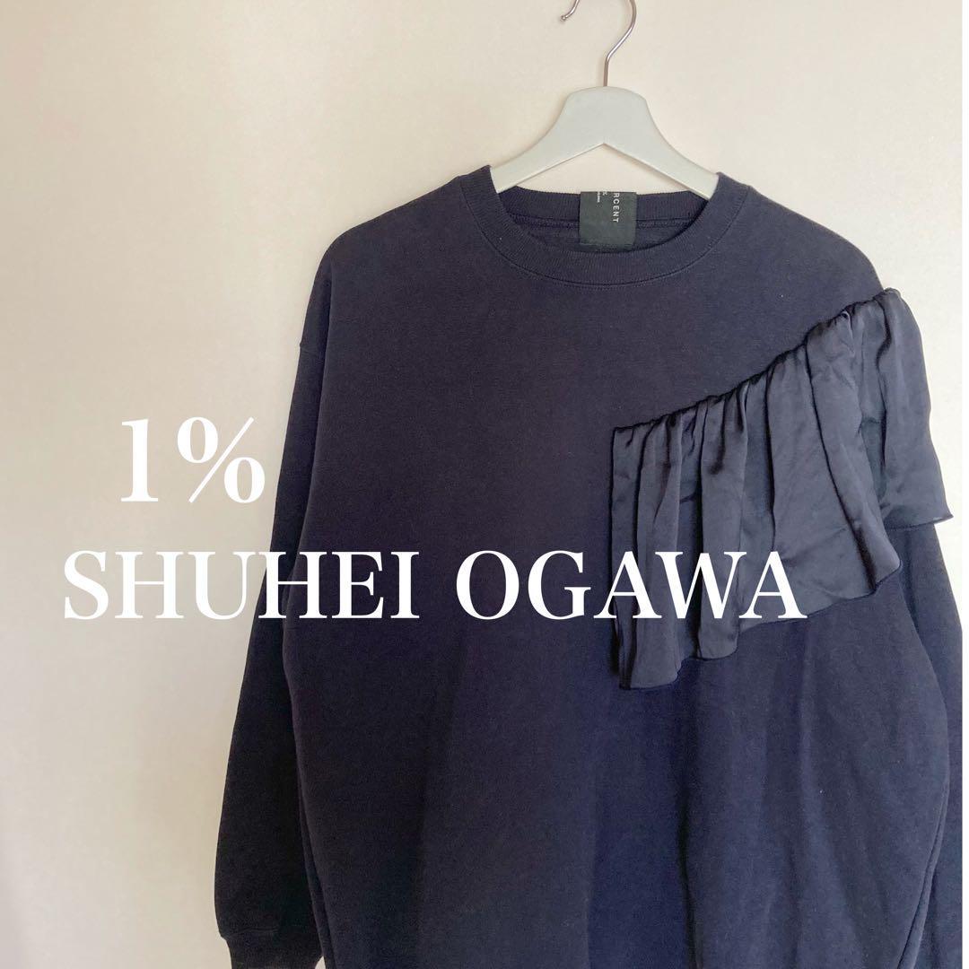 1% SHUHEI OGAWA イチパーセントシュウヘイオガワ　トレーナー　紺_画像1