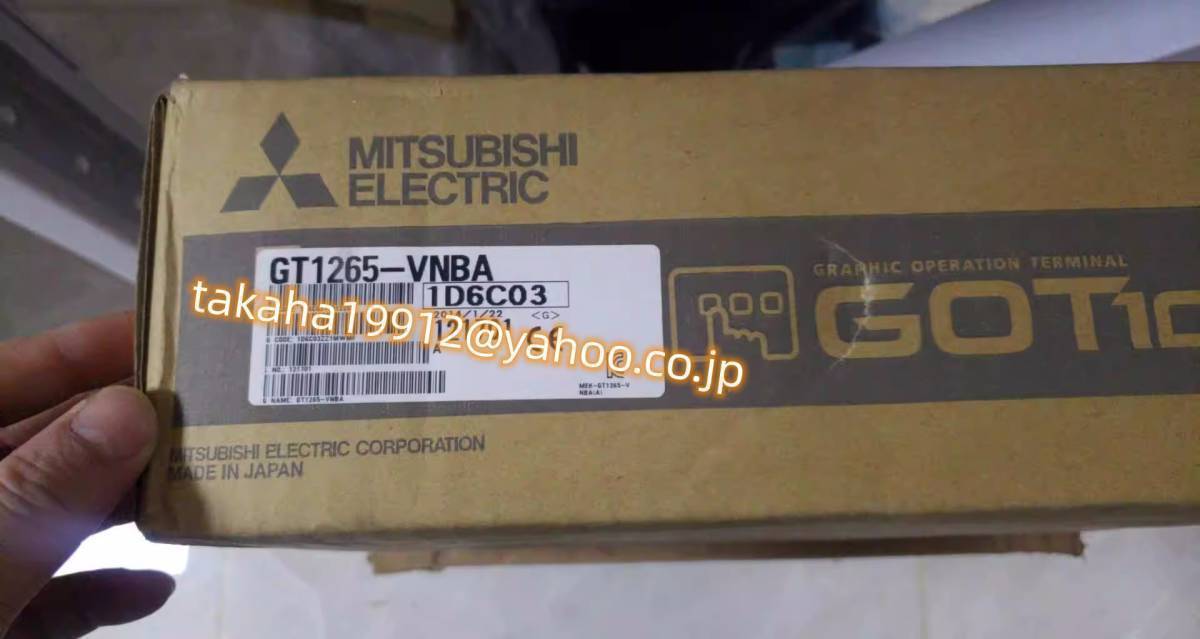 ◆【新品！】　三菱電機　GT1265-VNBA タッチパネル【６か月安心保証】