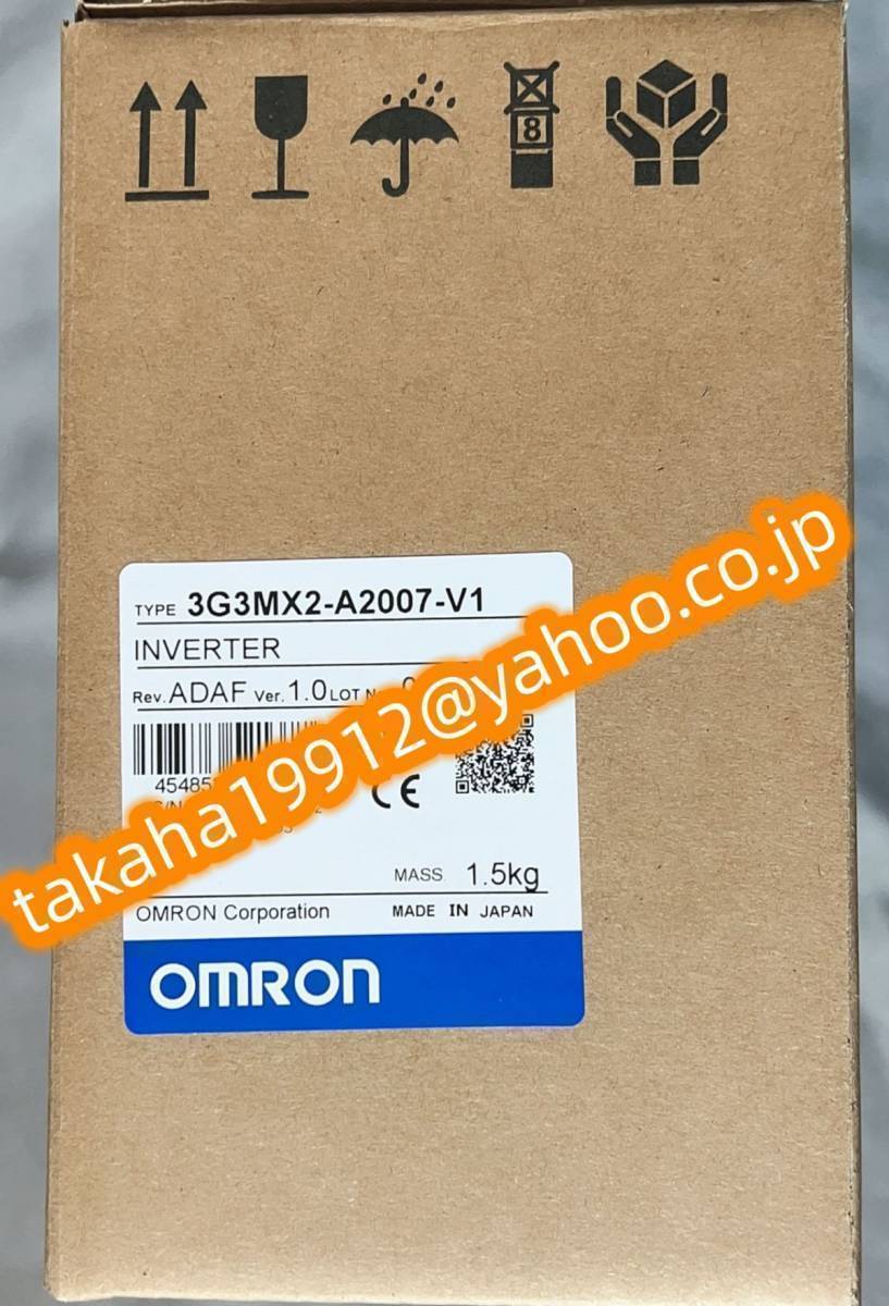 ◆【新品！】　オムロン　インバーター 3G3MX2-A2007-V1 0.75KW【６か月安心保証】