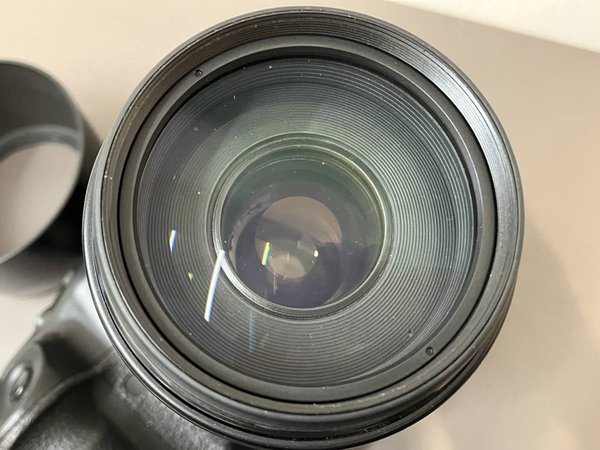 ★【売り切り】Canon キャノン EOS-1 V ブラック レンズ付き ULTRASONIC 100-300mm カメラ ボディ _画像9