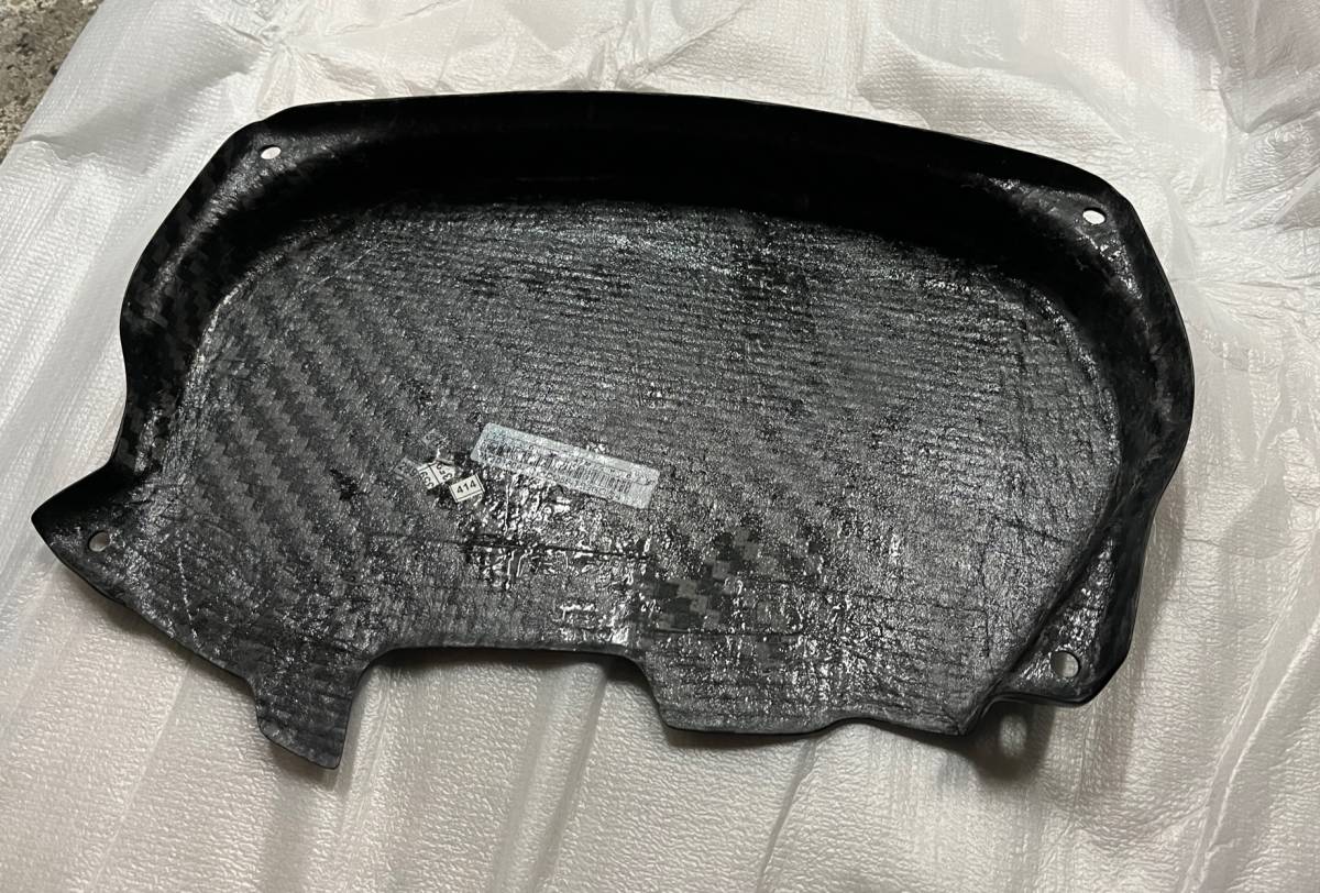 [ MMC ][ Mitsubishi ] Lancer Evolution Lancer Evolution 4G63 carbon plug cover timing belt cover gloss having . new goods unused [ warehouse A]