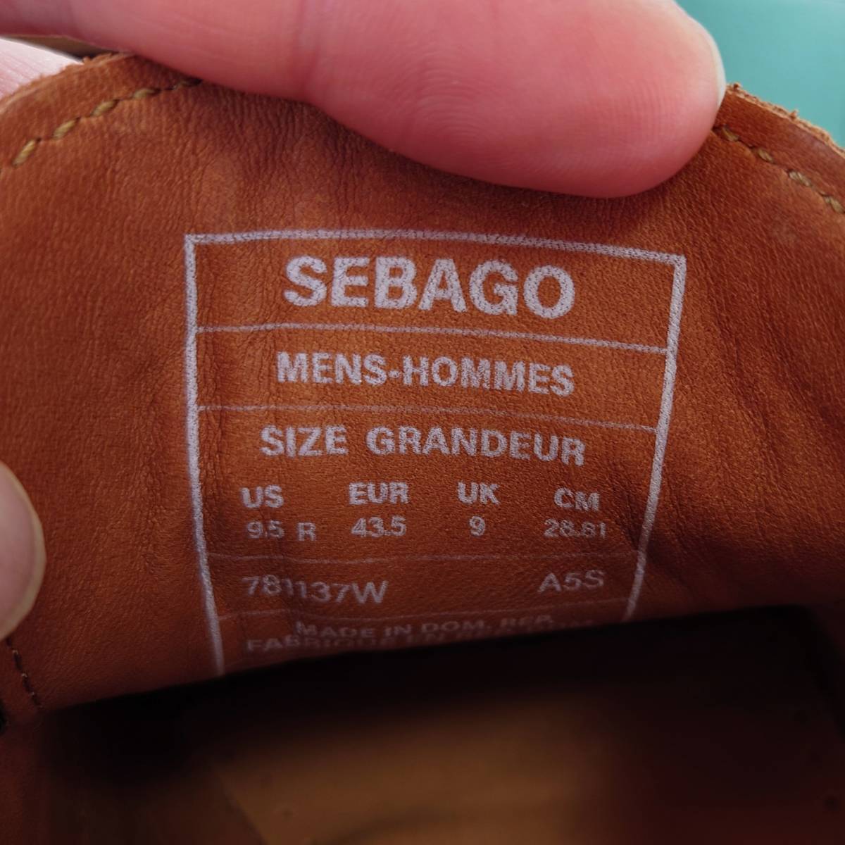 .! new goods rare Japan not yet arrival SEBAGO moccasin oil do leather × suede 27cm. person .TATANKA EVA WAXY SUEDE