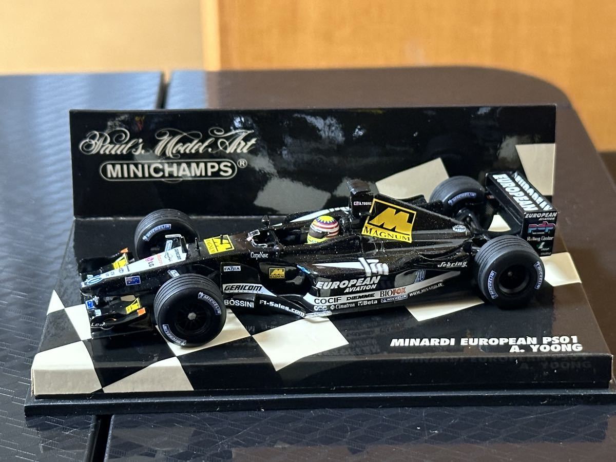 ☆MINICHAMPS「1/43 ミナルディPS01 アレックス・ユーン」中古美品☆_画像1