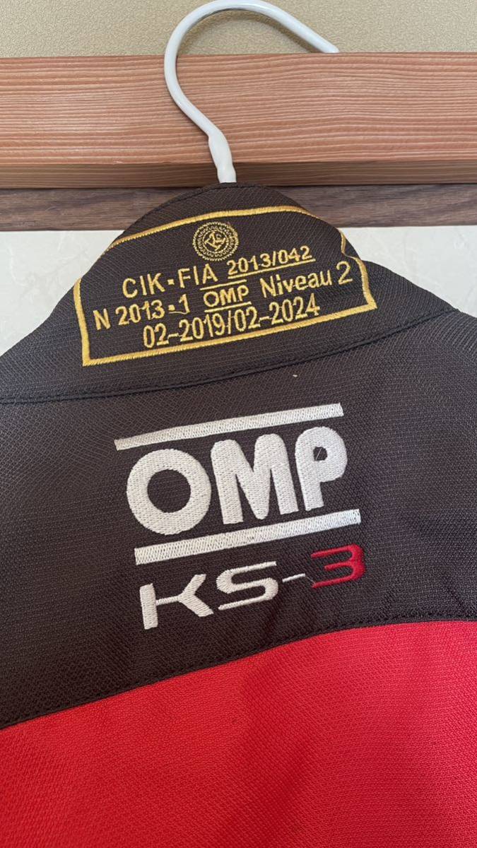 OMP KS-3 レーシングスーツ カート用　レッド　サイズ48_画像3