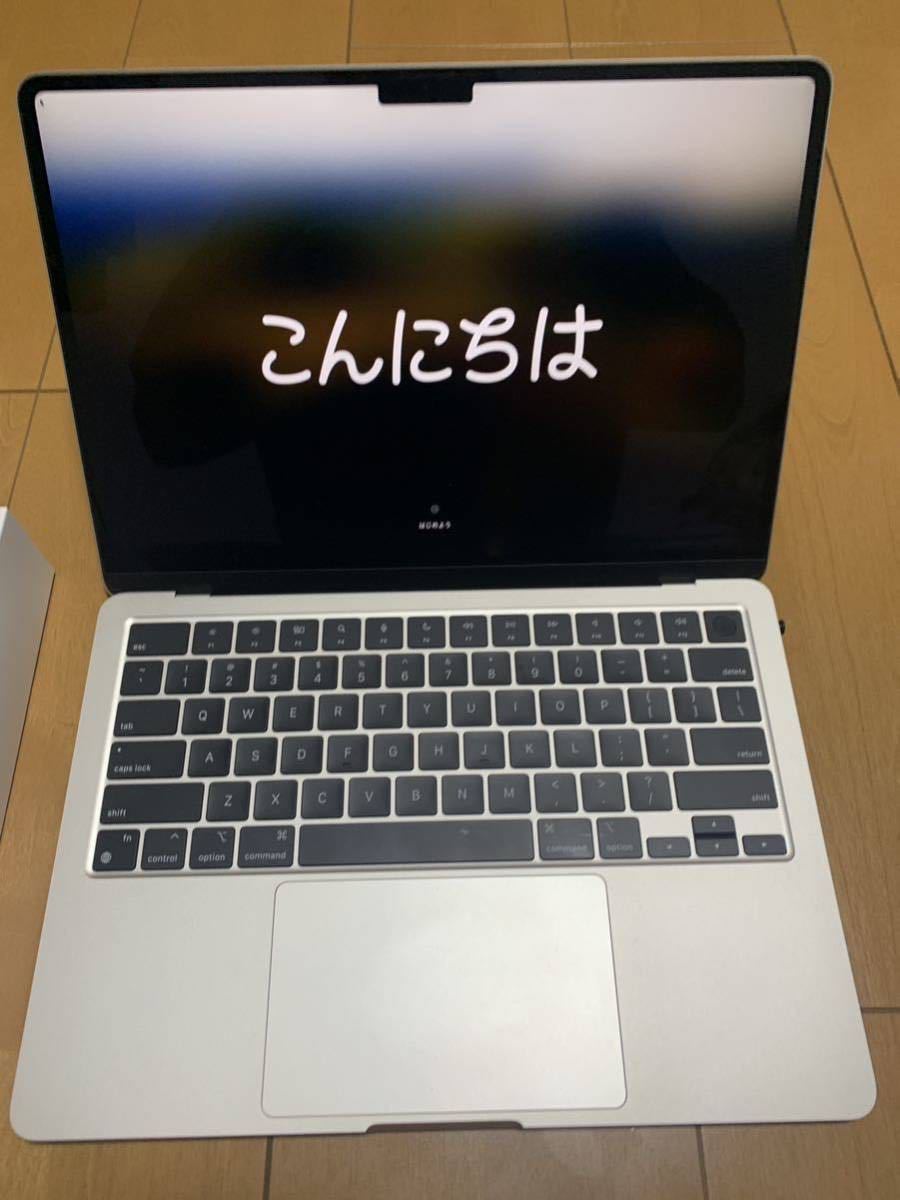 Apple MacBook Air 13インチ M2 メモリ 8GB SSD 1TB スターライト _画像1
