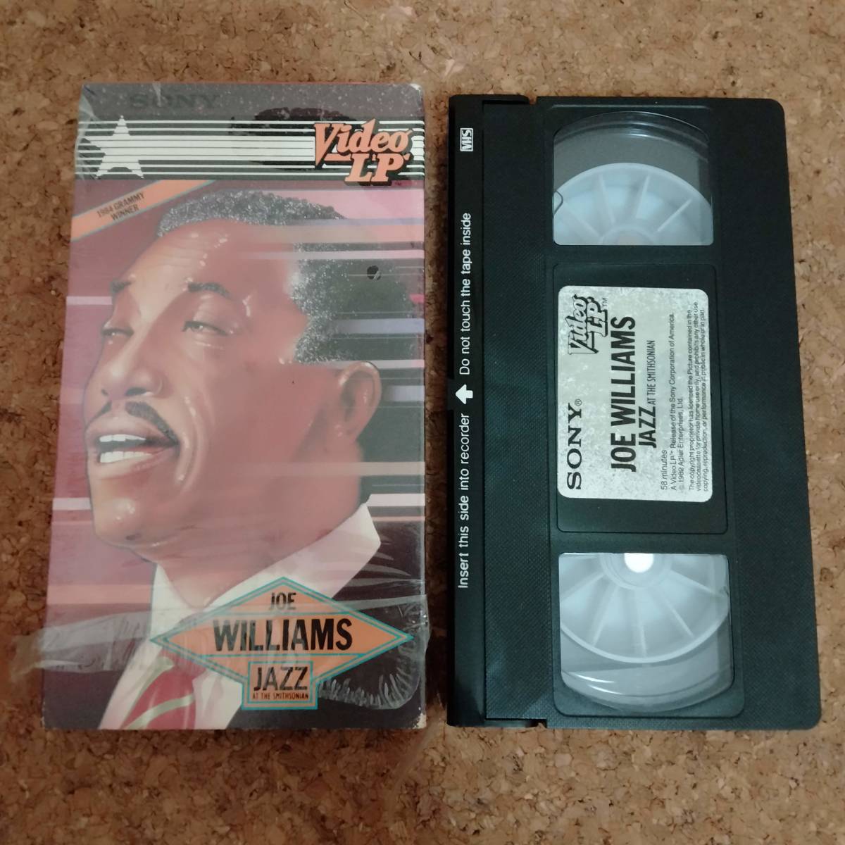 山]VHSビデオテープ ジョー・ウィリアムス JOE WILLIAMS JAZZ AT THE SMITHSONIAN_画像1
